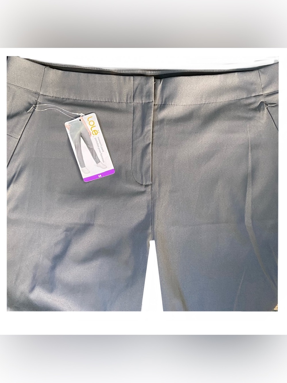 Lole Gray Stretch Women’s polyester pants
